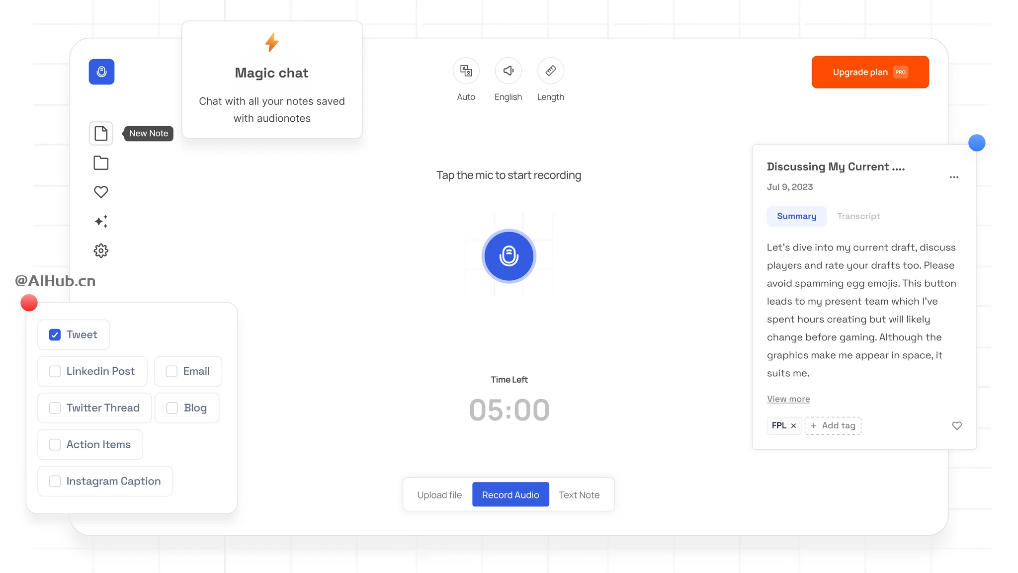 AudioNotes-AI笔记应用