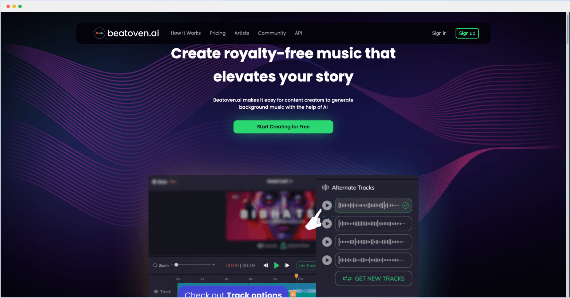 Beatoven.ai：创新的AI音乐生成器