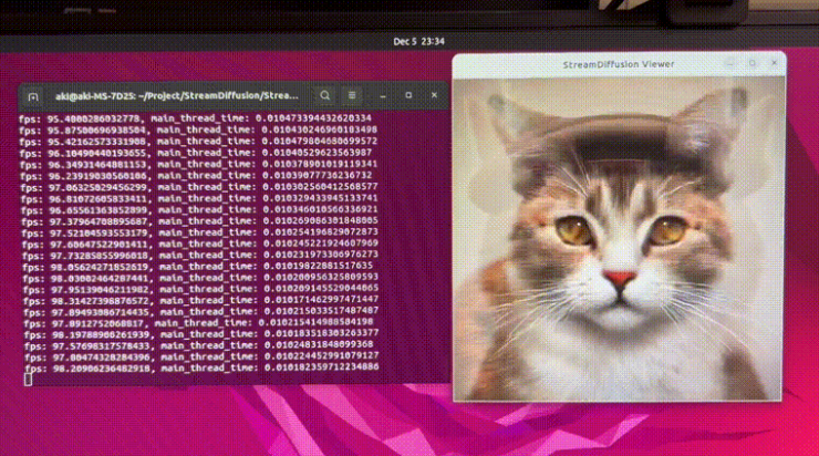 StreamDiffusion：AI实时图像生成开源项目