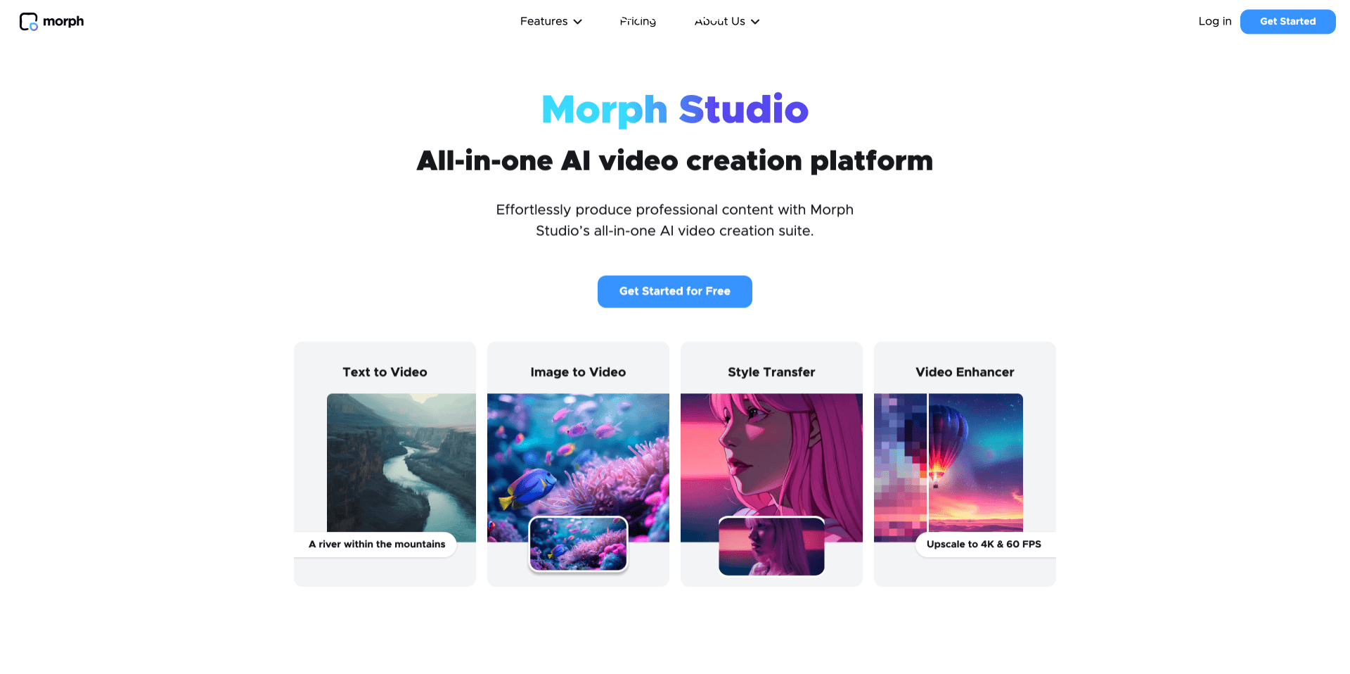 Morph Studio-一站式AI视频创作平台
