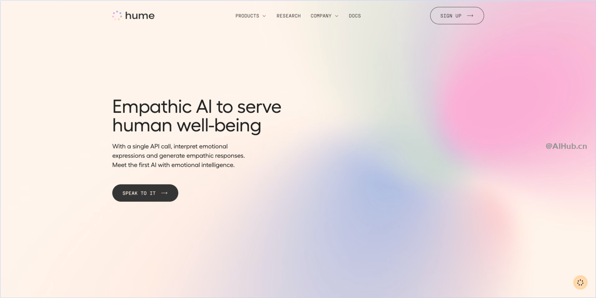 Hume AI-具有高情商的对话AI机器人
