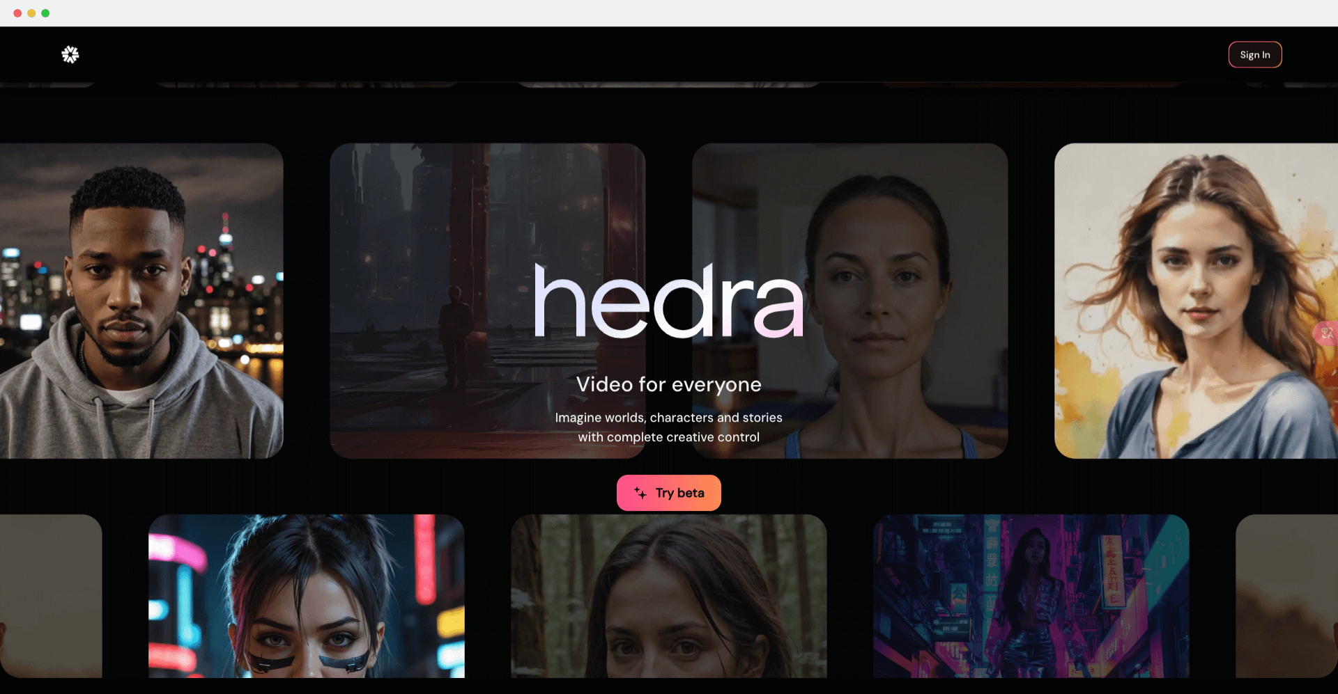 Hedra-AI角色视频生成工具，可生成说话、唱歌视频