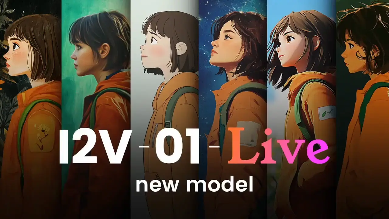 I2V-01-Live：海螺推出的AI视频生成模型，将静态艺术转化为动态视频